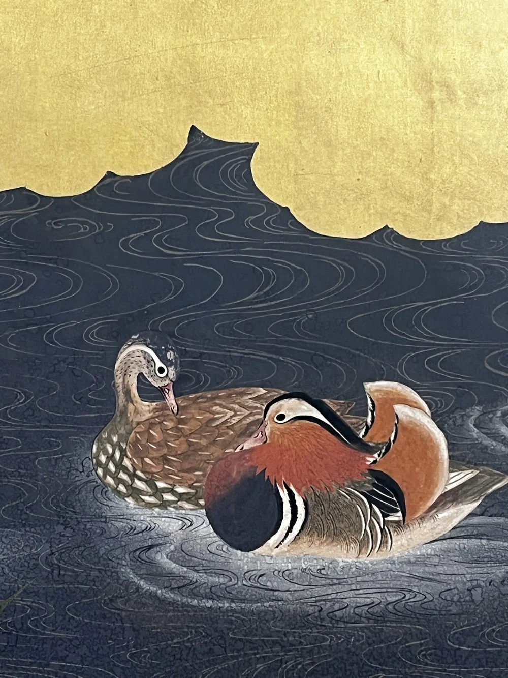 Stunning Set of Four 19th Century Edo Period Fusuma Door
